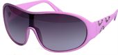 Moderne solbrille i rosa. Nedsat/restparti...